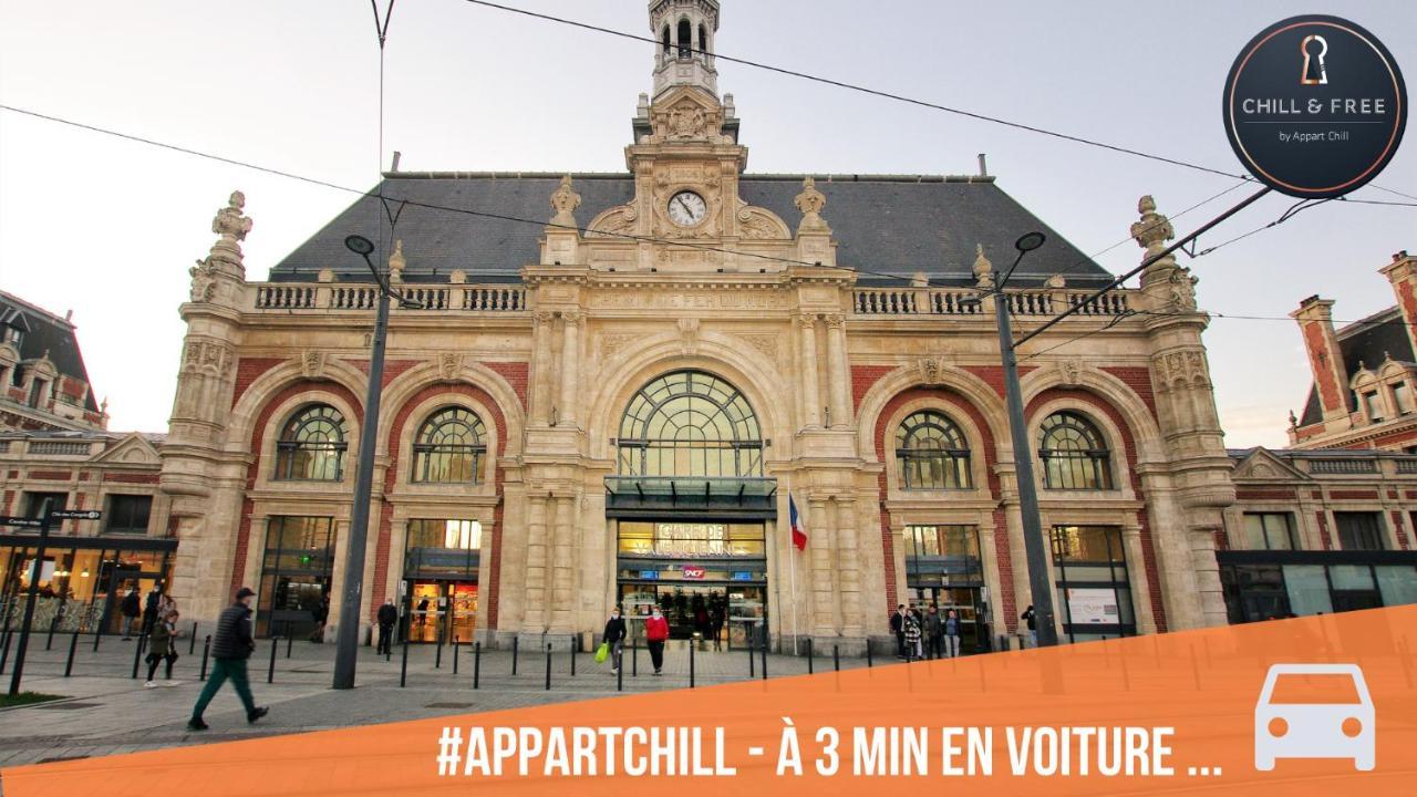 Appart Chill & Free - Proche Centre Valenciennes - Parking Gratuit 외부 사진
